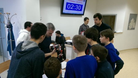 FLL 2014 - Obhajoba pri Robot Design